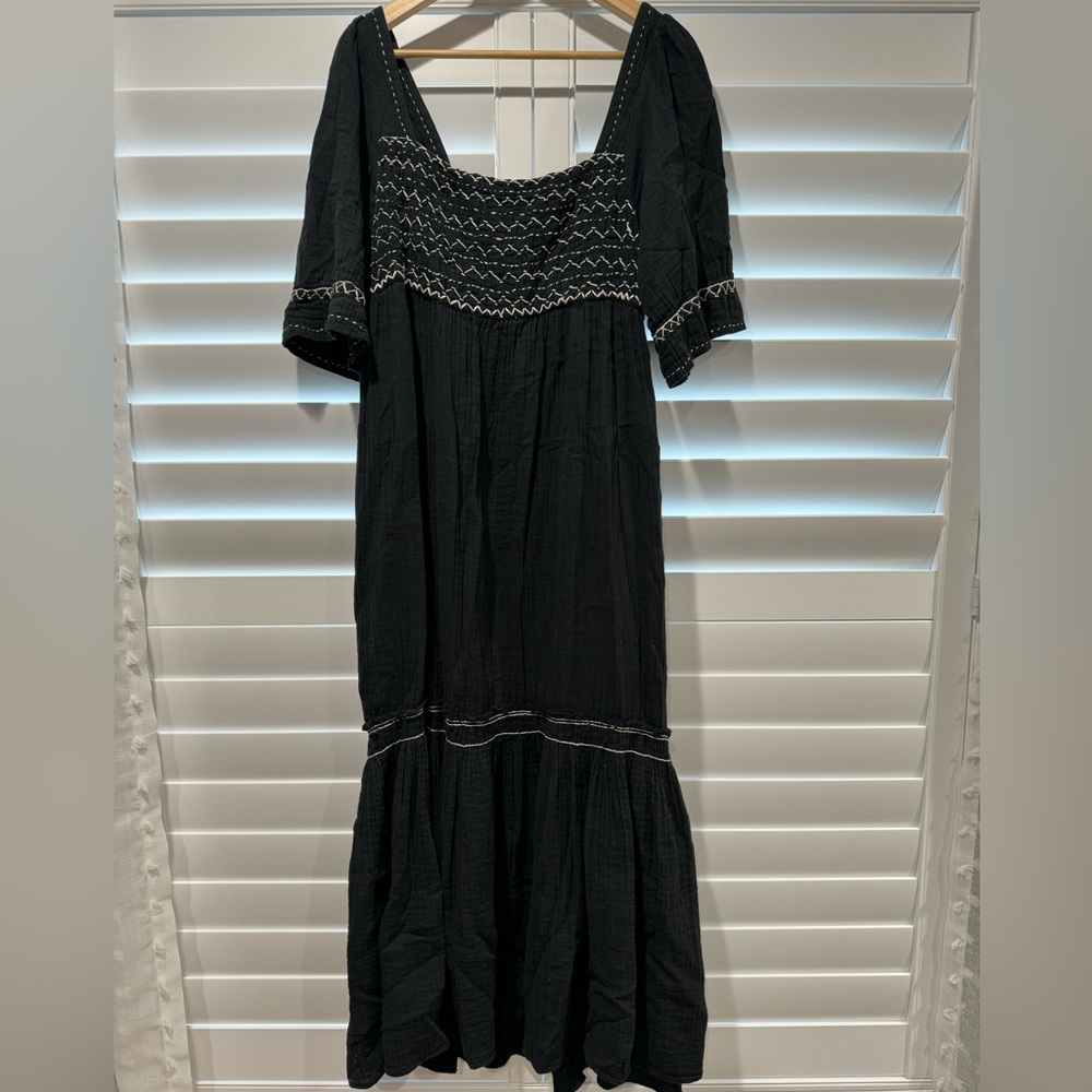 Free People I’m the one Maxi Dress size L black